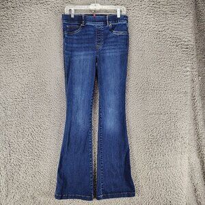 Spanx Jeans Womens Medium Blue Stretch Denim Shapewear Flare